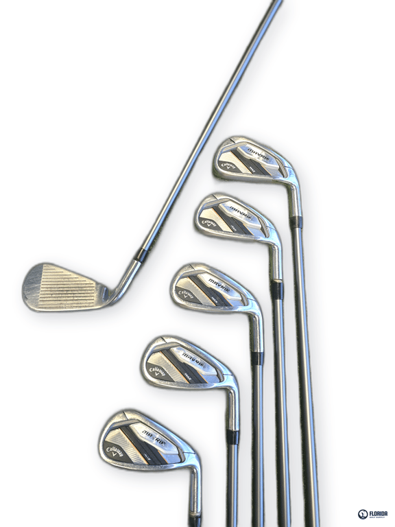 Callaway Mavrik Max Iron Set CATALYST 75 6.0 Stiff Shaft Super Stroke REVL Midsize Grip Right image 1