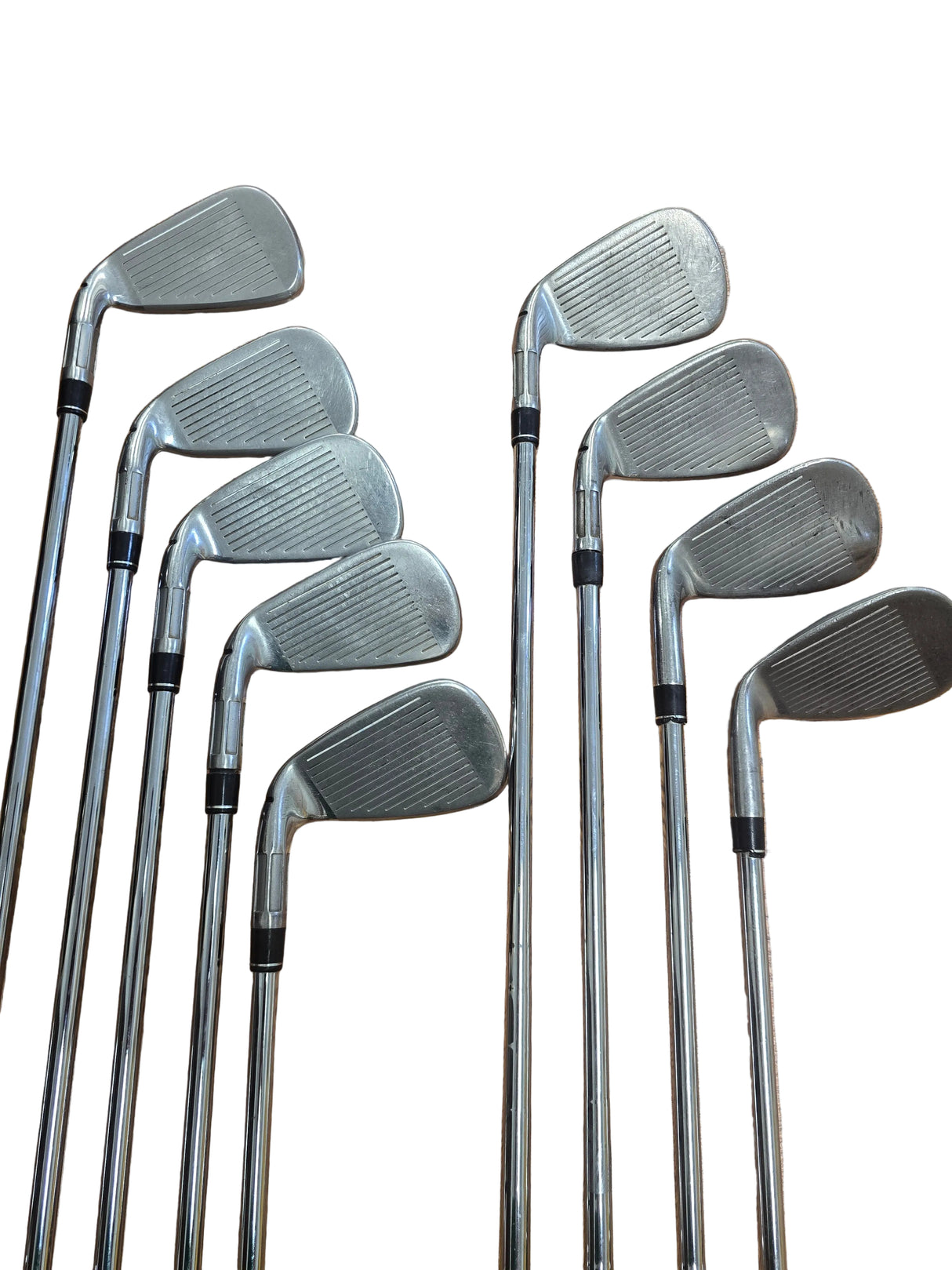 TaylorMade M6 4-PW, AW, SW Iron Set KBS Max R 85 TaylorMade Lamkin Stock Grip RH