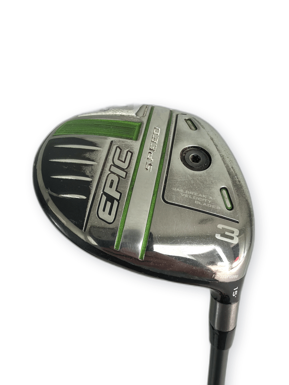 Callaway EPIC Speed Fairway Wood 3 Fairway Wood 15 Degree Fairway Wood Project X HZRDUS Smoke 6.0 Stiff 70g Shaft Golf Pride CP2 Midzid Grip Right image 1