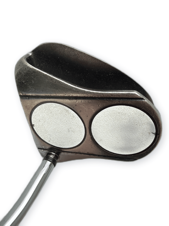 Odyssey White Ice 2 Ball V-Line Standard Degree Putter 36” Shaft Winn Jumbo Lite Grip Right image 3