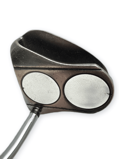 Odyssey White Ice 2 Ball V-Line Standard Degree Putter 36” Shaft Winn Jumbo Lite Grip Right image 3
