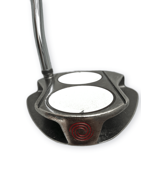 Odyssey White Ice 2 Ball V-Line Standard Degree Putter 36” Shaft Winn Jumbo Lite Grip Right image 4