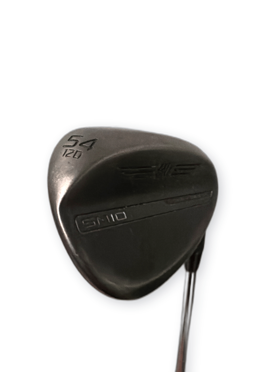 Titleist Vokey SM10 Jet Black Wedge 54.12D Degree Wedge Stock Steel Wedge Shaft Golf Pride Midsize Z-Grip Grip Right image 4